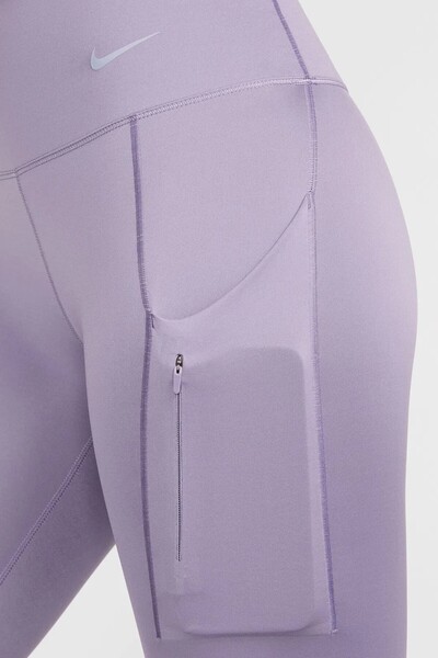 Nike Trainng Go Dri Fit İnfinaLock High Rise 7/8 Leggings 6 Cepli Toparlayıcı Yüksek Belli Reflektör