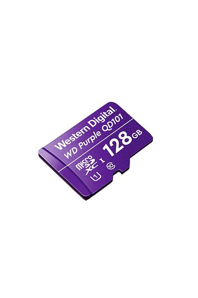 WD Western Digital MicroSDXC Memory Card, 128GB, Class 10, Purple