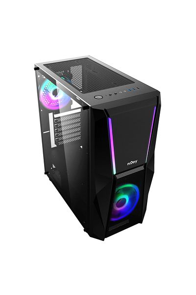 nJoy Fort case, Mid Tower BLACK