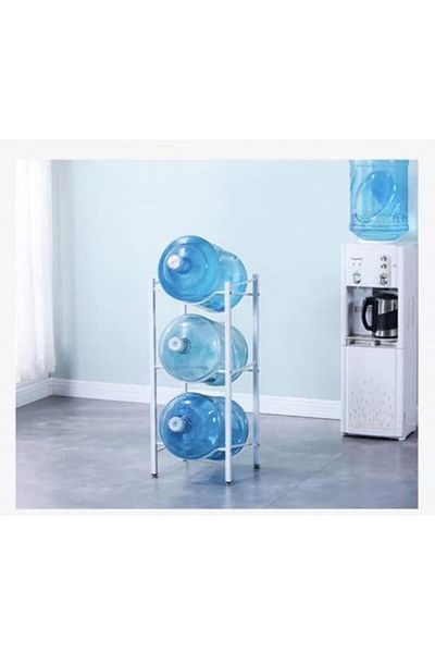 Türkiye 3 Tier Water Jug Rack, 5 Gallon Water Bottle Holder Heavy Duty Water Bottle Stand Storage for Kitche