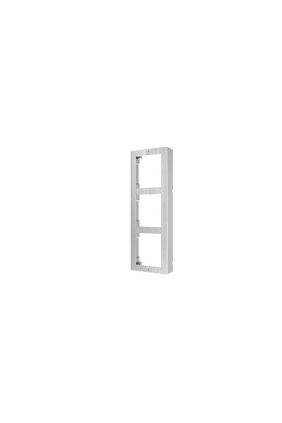 Hikvision Front panel for 3 modular video intercom modules DS-KD-ACW3/S; allows connection