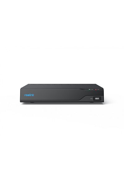 ReoLink NVR RLN8-410; NVS8 IP Channels: 8 POE Resolution: 12MP Video Outputs: 1HDMI, 1VGA, ethernet