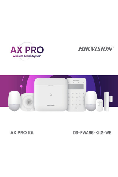 Hikvision Kit de alarma wireless AX PRO Middle Level DS-PWA96-Kit2-WE contine...
