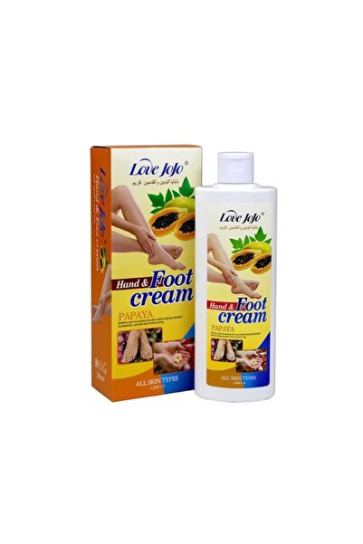 LOVE JOJO كريم لاف جوجو لليدين والقدمين بالبابايا 300 مل