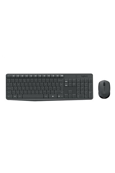 logitech MK235 wireless keyboard + mouse kit, USB interface, operating distance up to 10m,