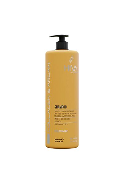 HİVA Sampon, BY EVOQUE PROFESSIONAL, Colagen & Argan, 1000 ml