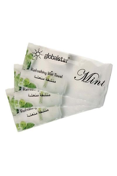 Globalstar Refreshing Wet Towels - Premium Perfumed Cotton Towels for Daily Hygiene and Freshness