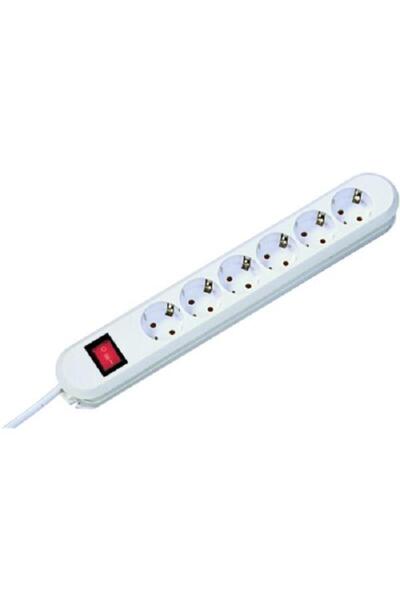 Bachmann Bachmann extension cord, 6 sockets, grounding, child protection, swi...