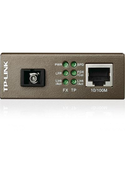TP-LINK Omada 10/100 Mbps RJ45 to 100 Mbps Single-mode SC WDM Bi-Directional Fiber Converter PORT: 1×