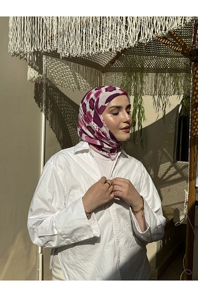 Modakaşmir شال منقوش من الخيزران