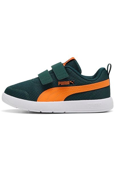 Puma Dětské tenisky Courtflex V3 Mesh Ps, zelené