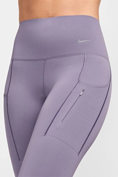 Nike Trainng Go Dri Fit İnfinaLock High Rise 7/8 Leggings 6 Cepli Toparlayıcı Yüksek Belli Reflektör