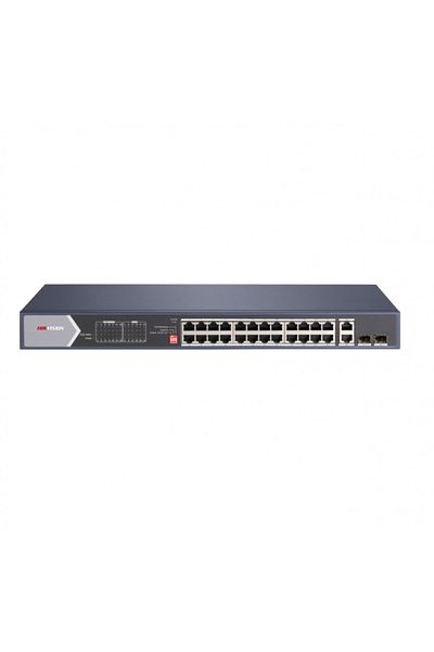 Hikvision Switch DS-3E0528HP-E, 28-port, HiPOE