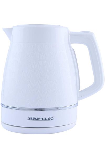 ALSAIF Saif Electric Plastic Kettle 1.7L, 2200W, White