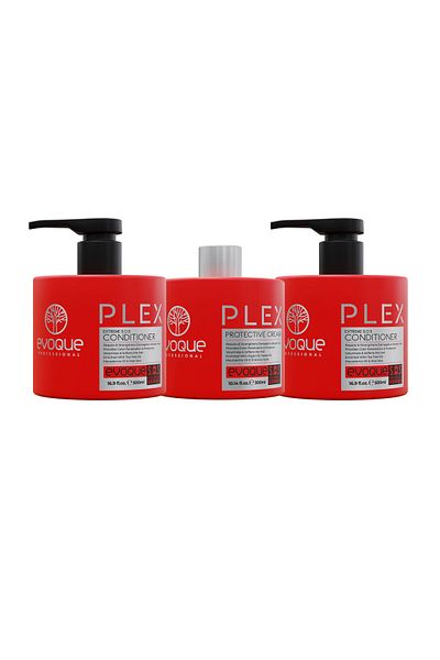 Evoque Professional Set Tratament Par Plex S.O.S Hair Rescue Evoque Professional 3 buc: Sampon+Balsam+Crema