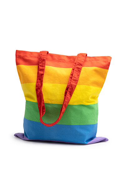 ROLY Πολύχρωμη βαμβακερή τσάντα ώμου