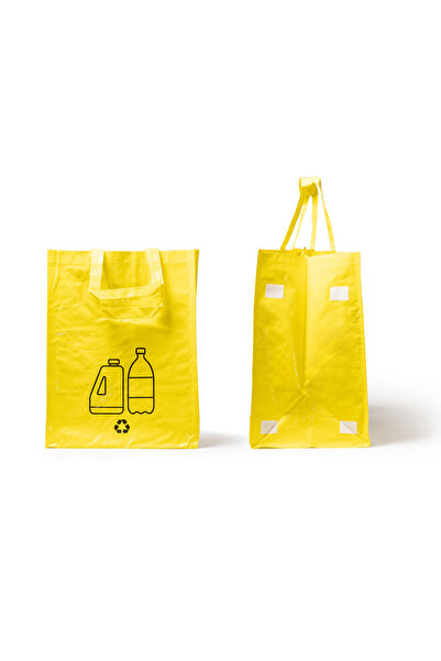 ROLY Set of 3 recycling bags made of laminated pp fabric