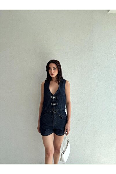 Mooi Butik مجموعة KHUSHI 4781 - أزرق داكن