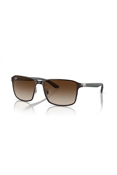 Ray-Ban نظارات شمسية للجنسين من لوكسوتيكا ميتال 0RB3721 188/1359-25