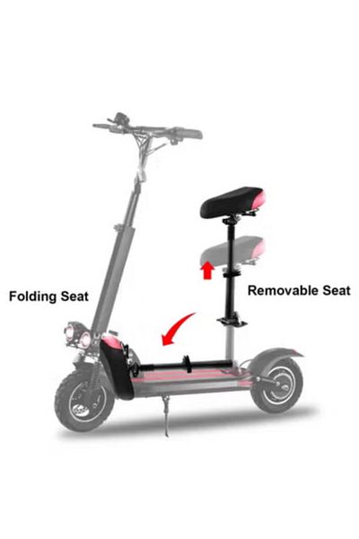 niyazi toys Monster Electric Scooter for Adults with Seat | Foldable | 48V | 10-inch Tires | Holds up to 120kg