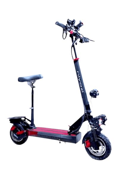 niyazi toys Monster Electric Scooter for Adults with Seat | Foldable | 48V | 10-inch Tires | Holds up to 120kg