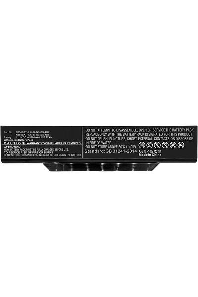 CoreParts Bateria 57.72Wh Li-ion 11.1V 5200mAh, czarna, do laptopa Clevo, MBXCL-BA0035