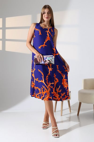 LİKAPA Summer Strap Viscose Dress 2691