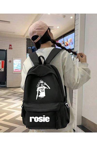 Touz Moda Rosie Printed School, Dershane, Course Backpack