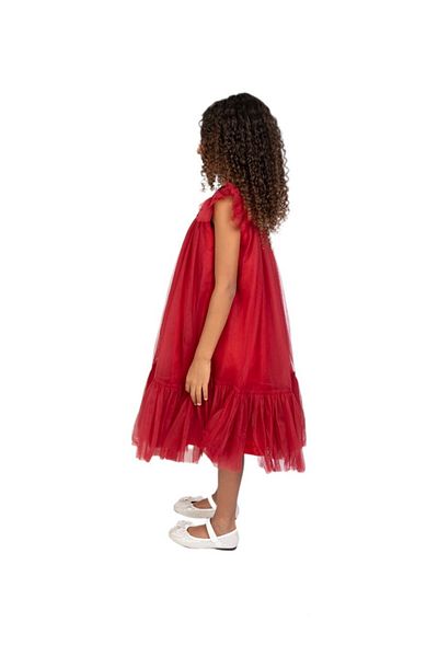 ddaniela Sequins Sparkle Dark Red Party Dress