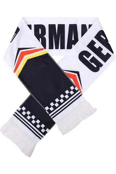 RIOXS 2 Packs Soccer Element Print Scarves for Men Double Side Printed Soft Comfy Scarf