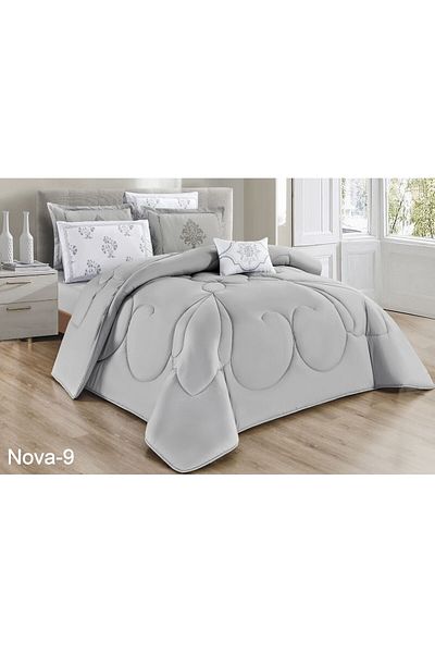 Moon Double bedspread with a patterned design to add beauty and elegance to your room, made of microfiber, size 230*250 cm