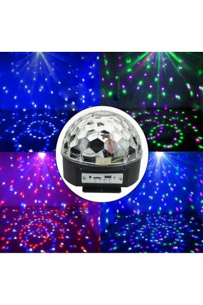 Blusmart Glob disco cu Mp 3 player, boxa incorporata, cititor de stick USB si card