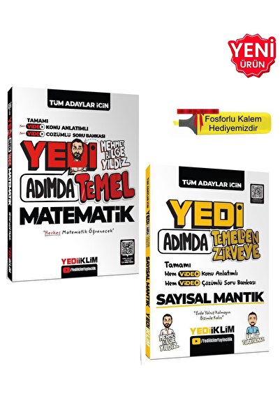 Yediiklim Yayınları 2026 - Tüm Adaylar için Yedi Adımda Temel Matematik-Sayıs...