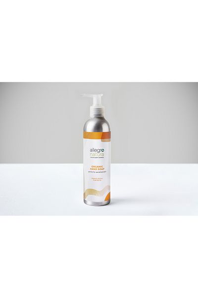Allegro Natura Organic sweet orange liquid soap, 250ml