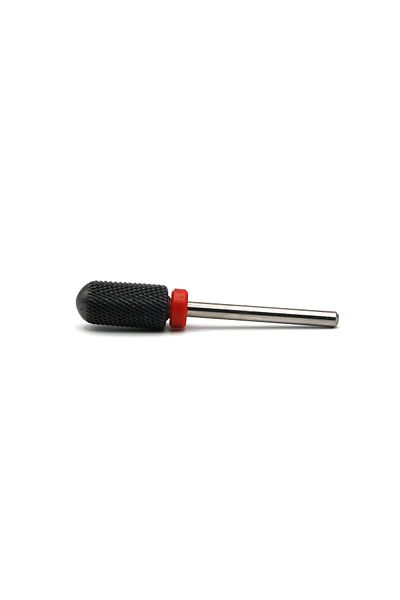 global fashion Black ceramic nozzle, rounded cylinder, red belt 151115