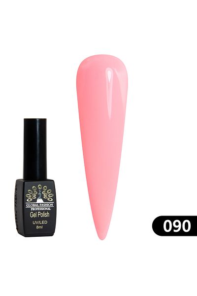 global fashion Oja semipermanenta BLACK ELITE, Global Fashion 8 ml, 090