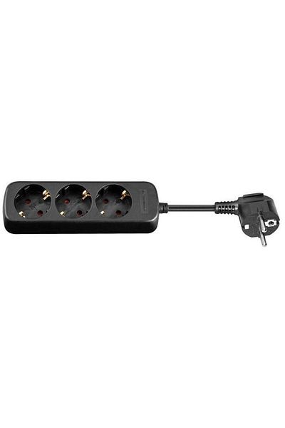 Inna marka MicroConnect 3-way Schuko Socket 5M Czarny