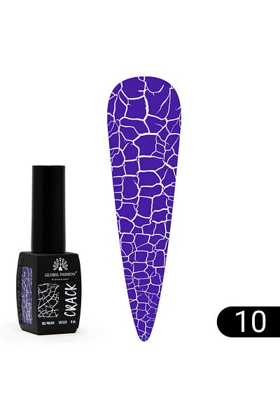 global fashion Oja semipermanenta CRACK, Global Fashion 8ml, 10