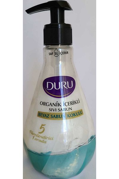 Duru Organic Olive Oil Liquid Soap Set of 2 / White Soap Scented 500 ml + Avocado 500 ml