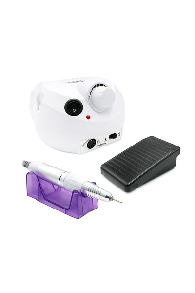 global fashion Manicure and pedicure machine 45000 rotations 65 watts ZS-601, white