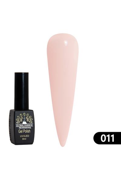 global fashion Oja semipermanenta Black Elite, Global Fashion 8 ml, 011