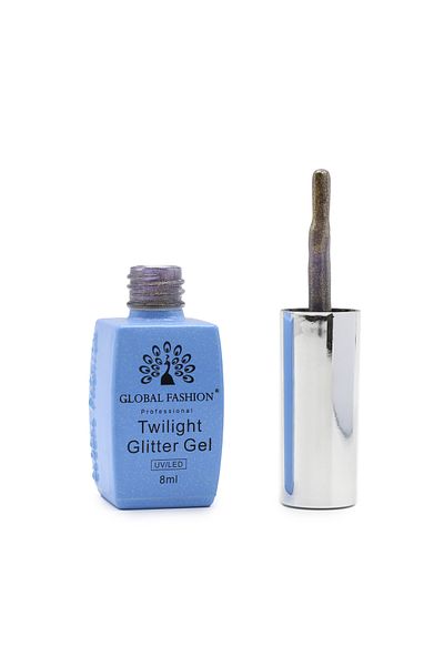 global fashion Oja semipermanenta Twilight Glitter 8ml, 202
