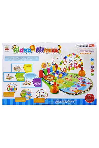 rexa Baby Playmat Intelligent Piano Gym – Infant Activity Music Mat with Toys & Light-Up Keys