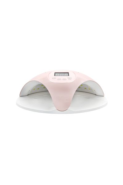 global fashion Professional LED/UV nail lamp Sun 669, 48W, digital display, timer, light pink color