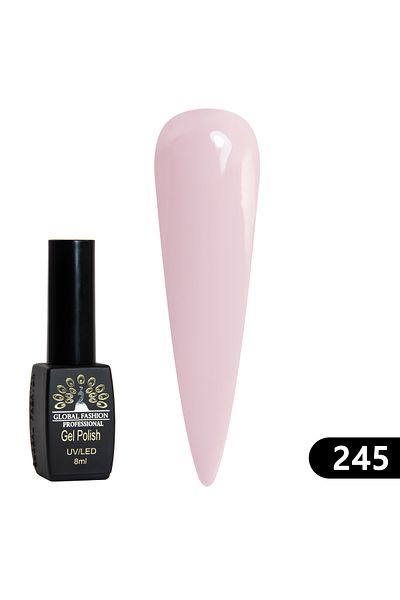 global fashion Oja semipermanenta BLACK ELITE, Global Fashion 8 ml, 245