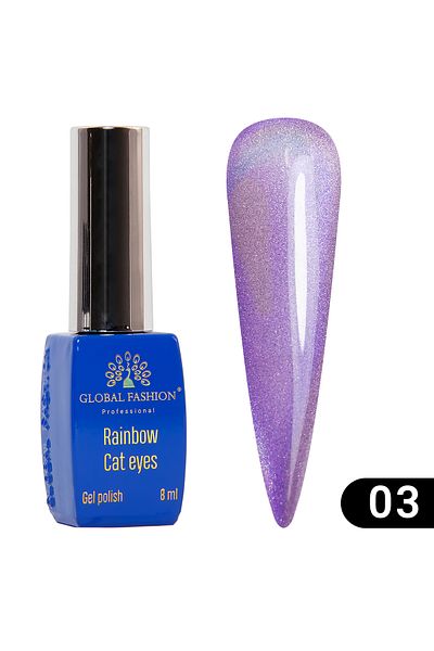 global fashion Oja semipermanenta Rainbow Laser Cat Eyes 8ml, 03