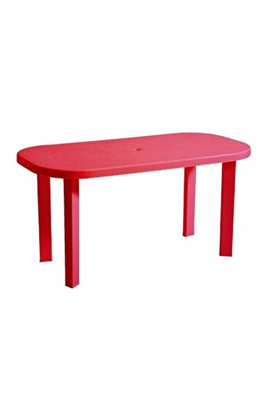 sterk Garden Table, Sterk, Red, Plastic, Fade-Resistant, 135x82x75 cm