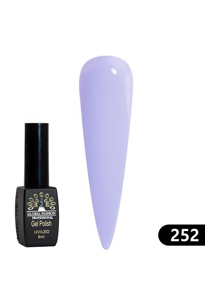global fashion Oja semipermanenta BLACK ELITE, Global Fashion 8 ml, 252