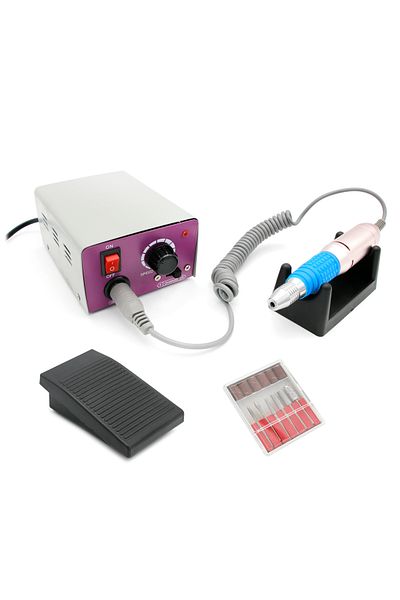 global fashion Electric file/mill for manicure and pedicure, Lina ZS-211, 12W, 25000RPM, Gray