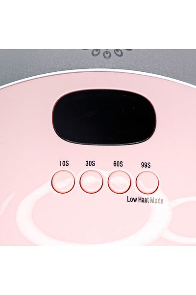 global fashion Professional G8 LED/UV lamp for manicure, Global Fashion, digital display, timer, pink color
